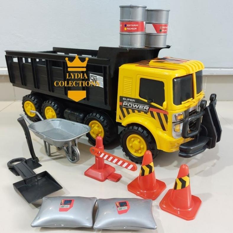 HOT MAINAN TRUK PASIR JUMBO PLASTIK TEBAL 43CM