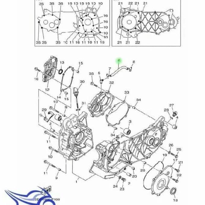 SELANG HAWA CVT NMAX OLD YAMAHA 2DP-E5373