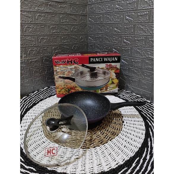 BEST SELLER WOK PAN HC 30 CM / WAJAN KOREA / WAJAN CERAMIC HC / WAJAN GORENG