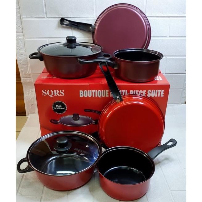 FREE ONGKIR PANCI WAJAN SET ISI 3 PCS SQRS PANCI TEPLON PRESTO WAJAN ANTI LENGKET 1 SET BAHAN TEFLON