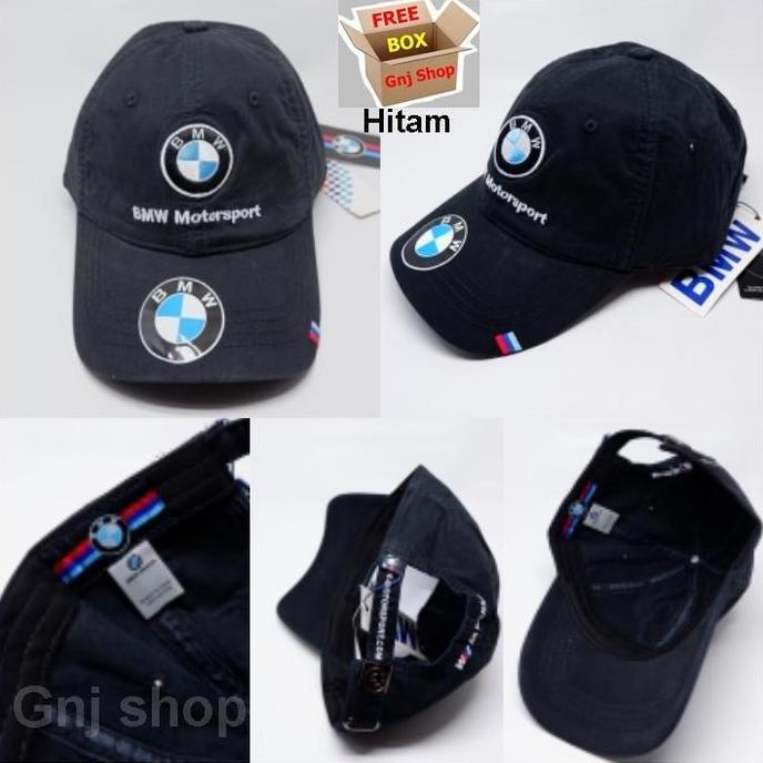 Topi baseball golf new bmw motorsport bordir import full tag unisex free box