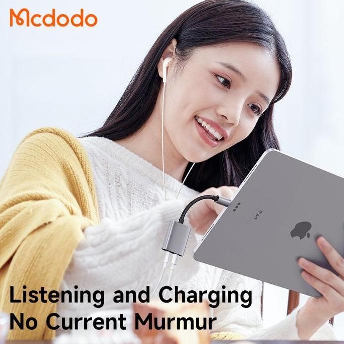 Mcdodo CA-0490 Converter Audio Lightning Jack To Charging