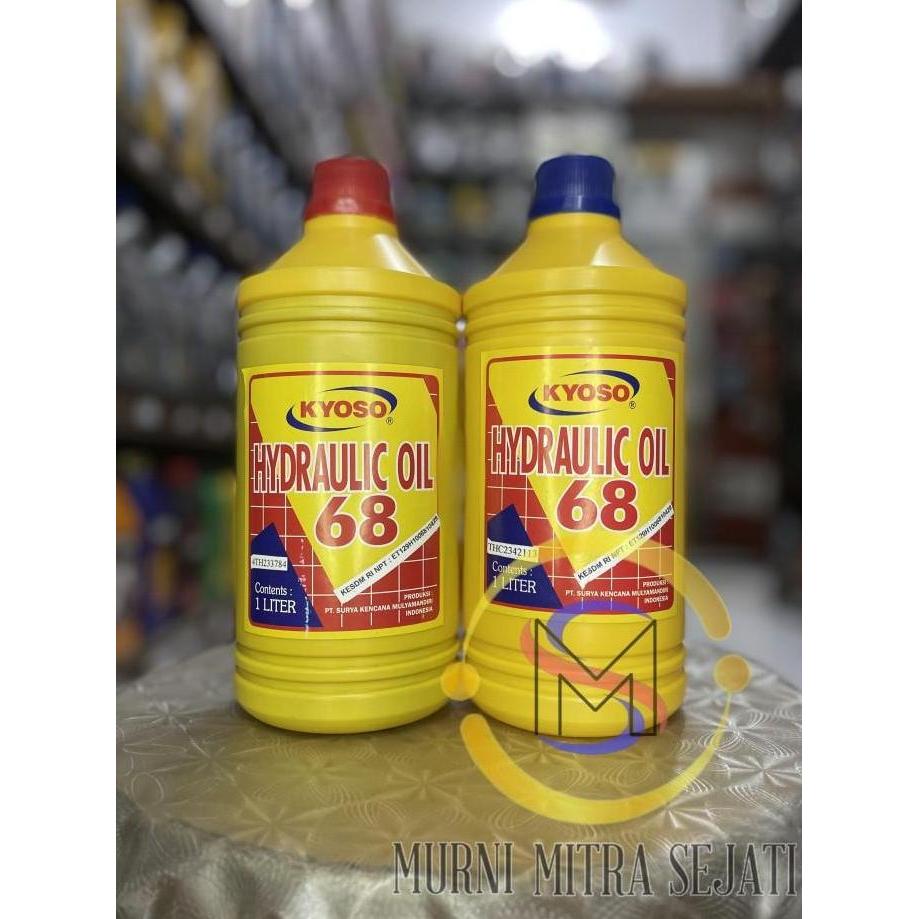 Promo Kyoso Hydraulic Oil 68 ISO VG Oli Hidrolis Hidrolik 1 L Diskon
