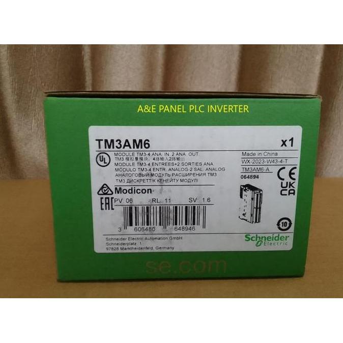 PLC SCHNEIDER MODICON TM3AM6 TM3 ANALOG MODULE ORIGINAL DAN TERPERCAYA