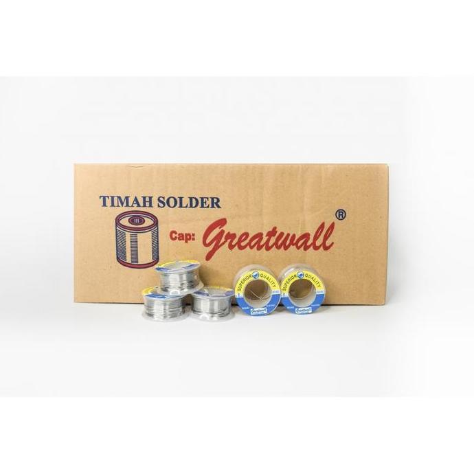 Timah Solder Greatwall roll kecil grosir