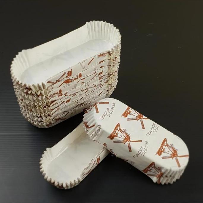 ```````] Oval Cup Case WINDMILL Paper Cup Case Roti Oval Murah isi 200pcs