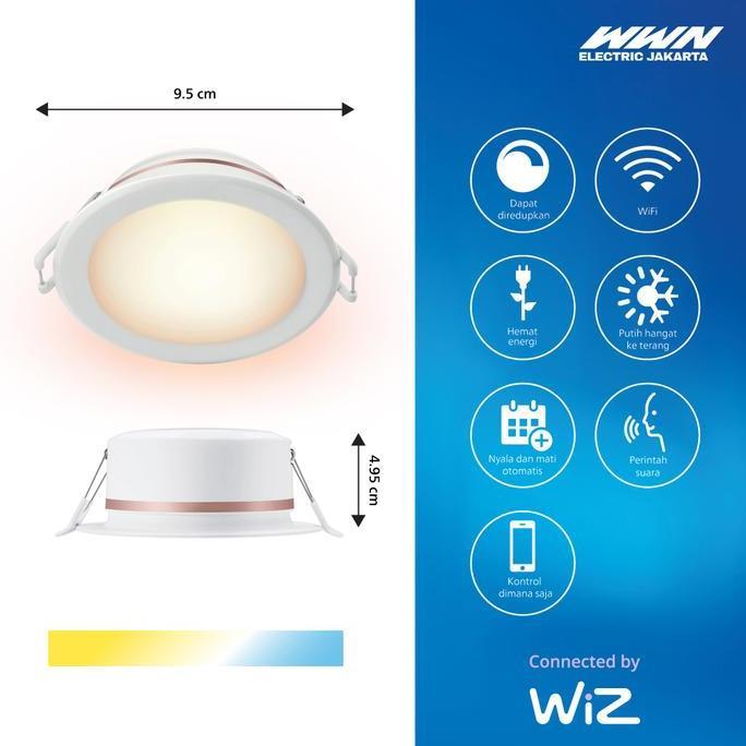 NEW Lampu Plafon Philips Smart LED Downlight 4W 9W 12,5W 17 Watt - Tunable White