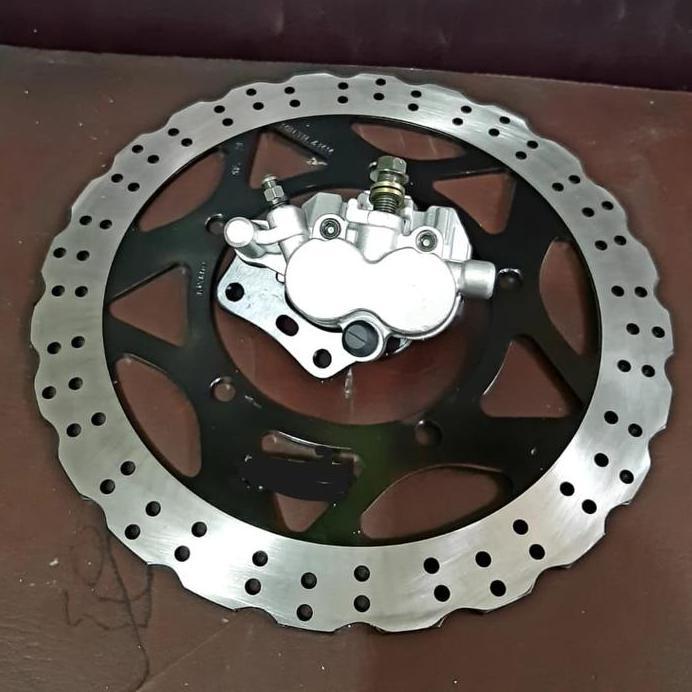 velg double disk set 2disk cakram + kaliper kiri ninja 250 fi termurah