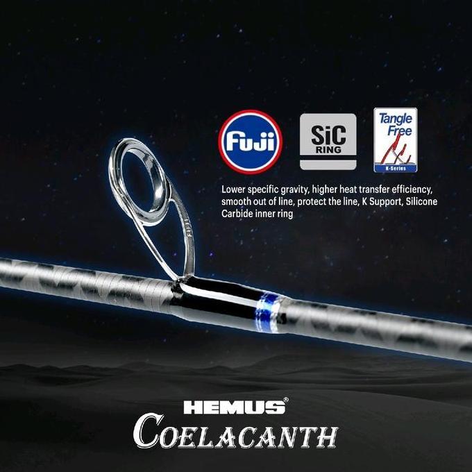 Joran Pancing Cast Jigging Hemus Coelacanth 180Cm Full Fuji