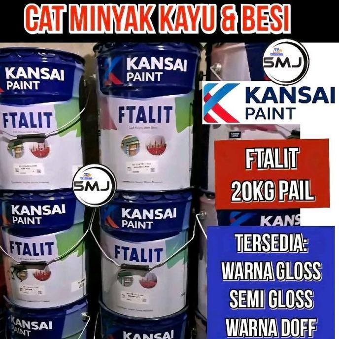 BEBAS ONGKIR - Ftalit 20kg Ftalit Gloss Ftalit Doff Ftalit Semi Gloss 20kg Ftalit 112 Pastel Green 1