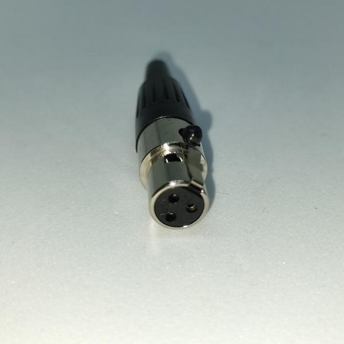 Awdx- Jack Connector Xlr Mini Xlr Kecil 3 Pin Female Untuk Microphone