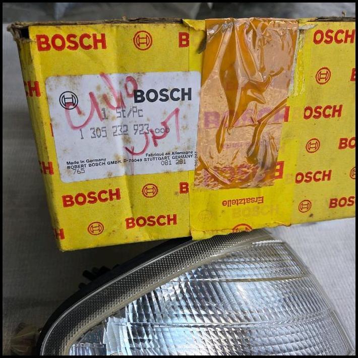 TERBARU LAMPU SEIN SEN CORNER KANAN MOBIL MERCEDES BENZ MERCY W202 C-CLASS ORIGINAL BOSCH ( PUTIH ) 