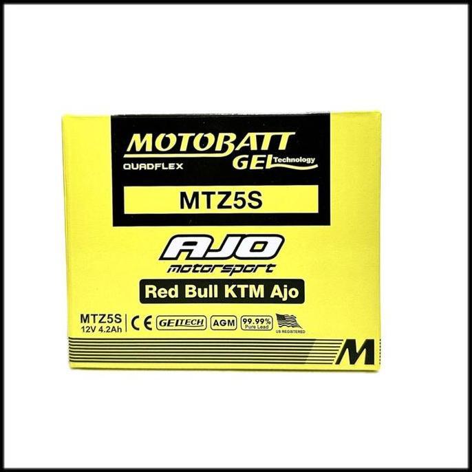 Aki Motor Honda Scoopy Fi Sporty Motobatt Mtz5S Aki Kering / Gel