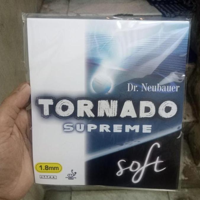 KARET BET TENIS MEJA BINTIK DR NEUBAUER TORNADO SUPREME SOFT ORIGINAL
