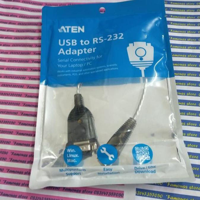 NEW Kabel printer usb rs232 Aten kabel usb serial Rs232 Aten