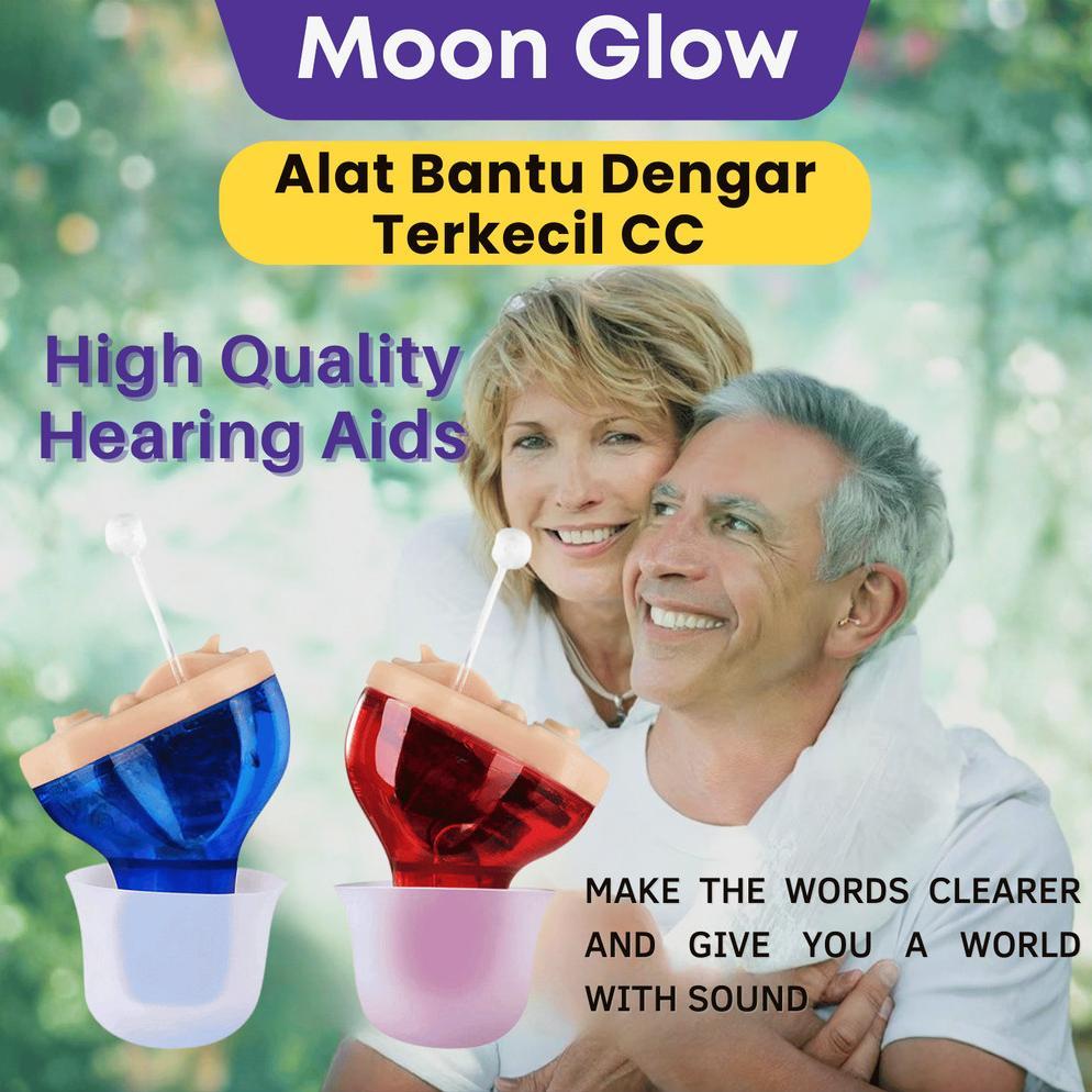 READY Moon Glow [ GARANSI 1 TAHUN ] Alat Bantu Dengar Telinga Mini Dalam Super CIC