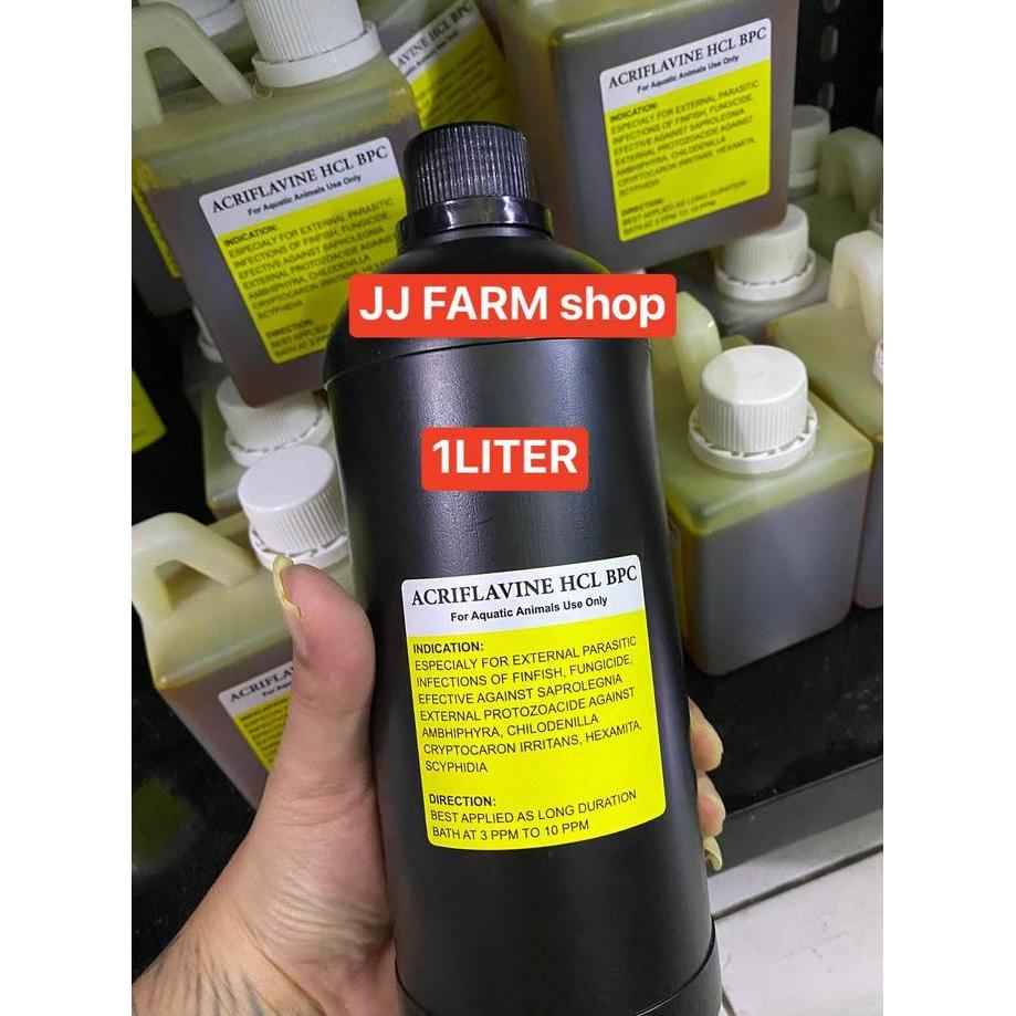 Sakan- Acriflavine Plus Hcl 1Liter Obat Kuning Antiseptik Jamur Ikan Parasit