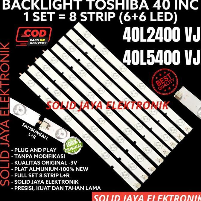 DEAL TERBAIK - BACKLIGHT TV TOSHIBA 40L2400 VJ 40L2400VJ 40 INC INCH 12K 3V BL LAMPU