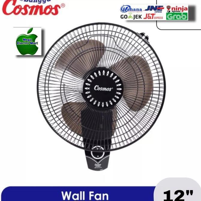 PRODUK FAVORIT - Wal fan cosmos 12in Cosmos 12DWF kipas gantung kipas tembok cosmos