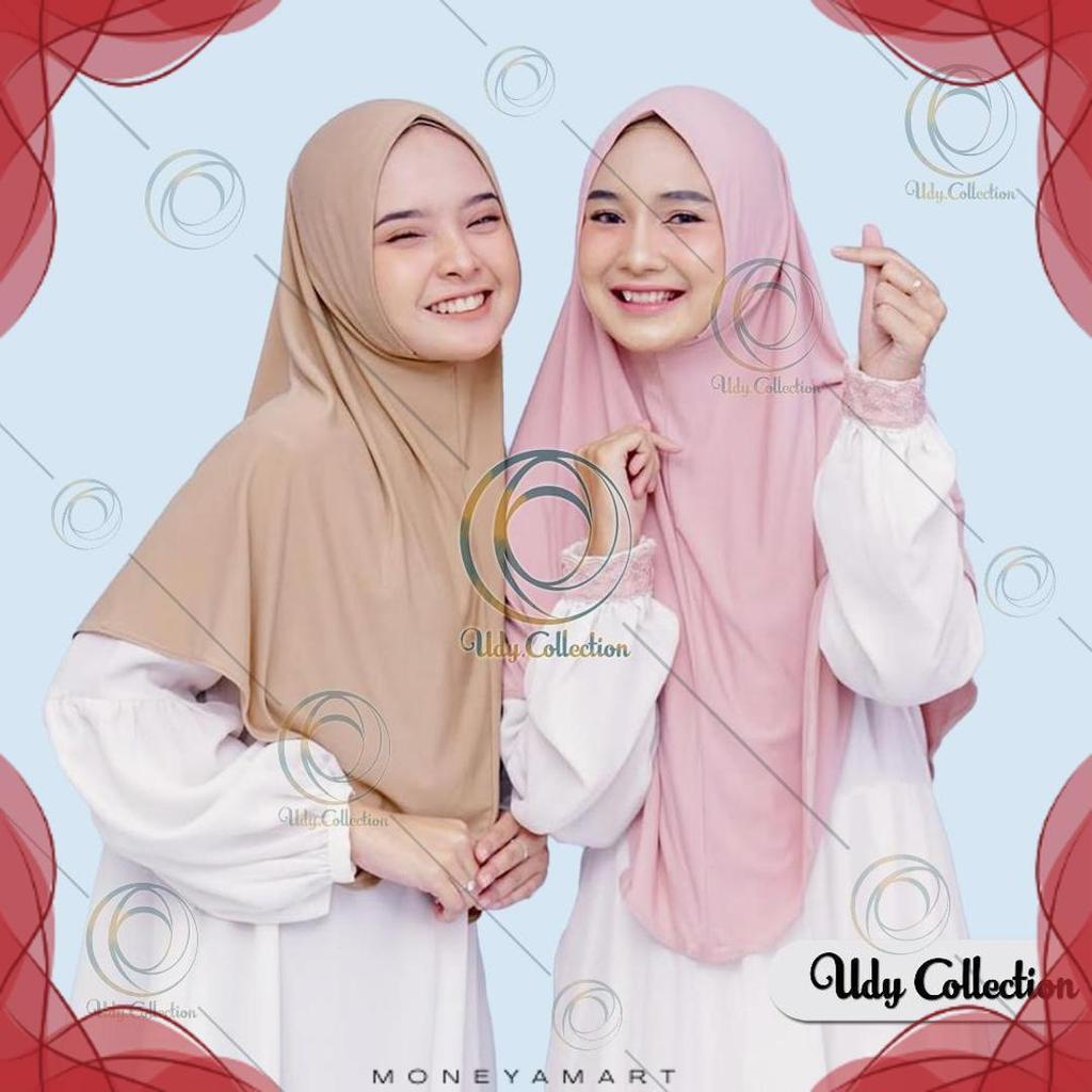 Hijab Bergo Hamidah Non Pet Instan Malay Jumbo Jersey Ukuran Xl