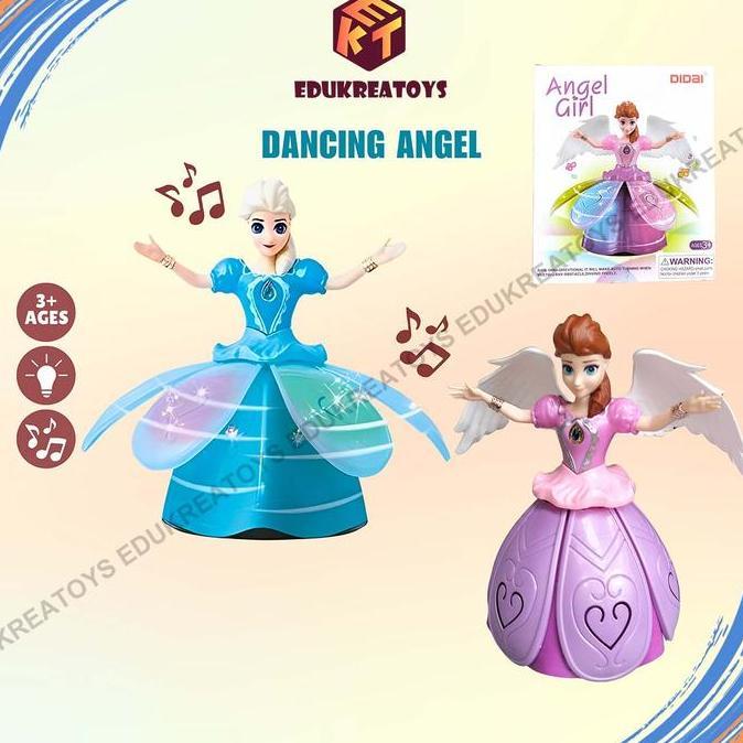 Sale Mainan Anak Boneka Baterai Dancing Angel Girls Musik Dan Lampu