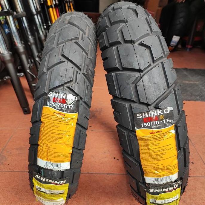 promo diskon ban shinko E705 trail master 120 70 150 70 R17 termurah