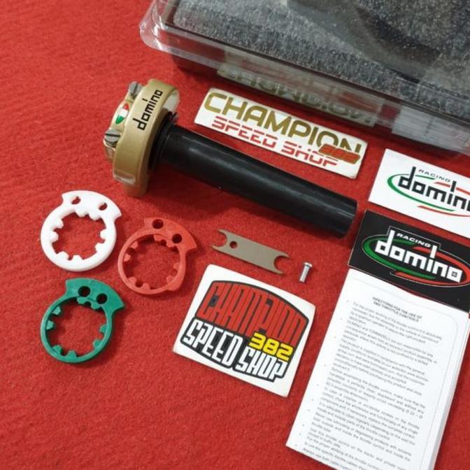 Gas Spontan Domino Racing XM2 Gold Original Italy All New NMAX 2020