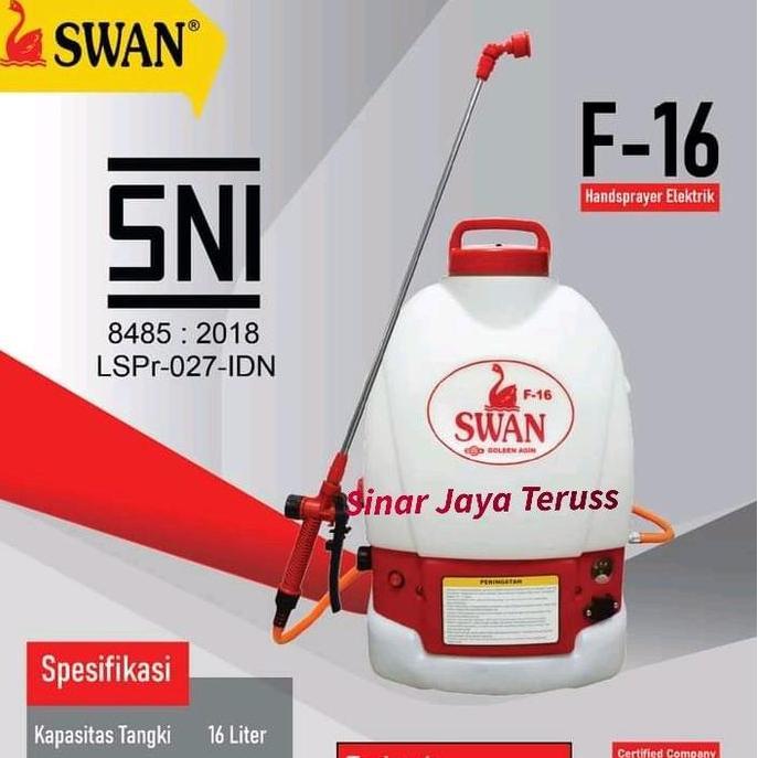 Sprayer Hama Elektrik Swan F 16 # Alat Semprot Sprayer Swan F 16 # Semprotan Hama dan Disinfektan # 