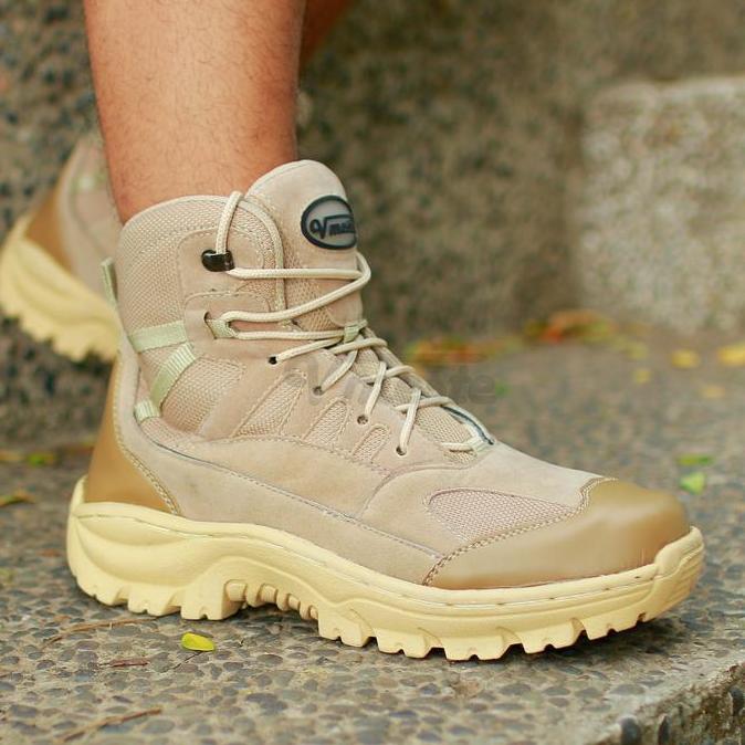 Sepatu Safety Boots High Premium Quality CIZI CREAM Mood Hiking Proyek Outdoor Touring