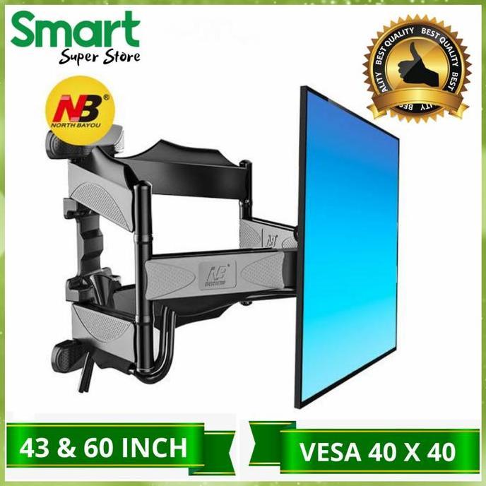 PROMO - BRACKET TV | SWIVEL | 4 ARAH | SIZE 43-60 INCH