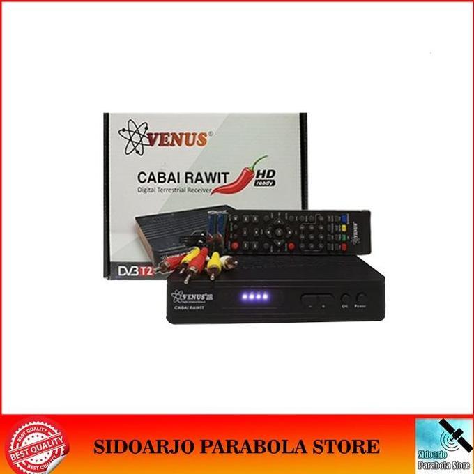 HARGA SAHABAT - Set Top Box STB Venus Cabe Rawit DVB-T2 UHF TV Digital HD EWS