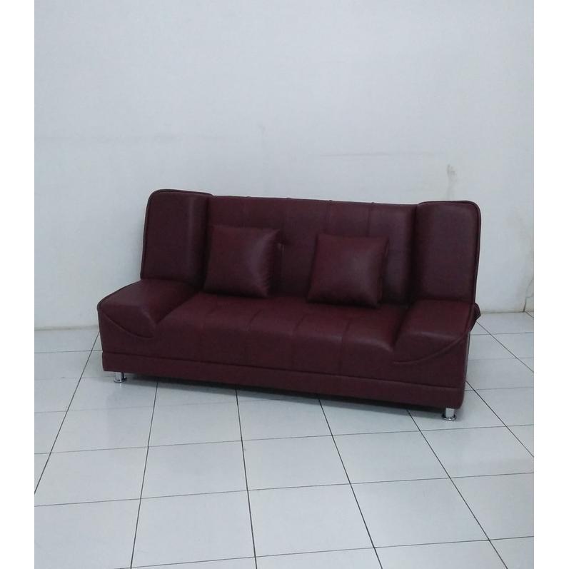 Sofa bed cadeera - merah maroon