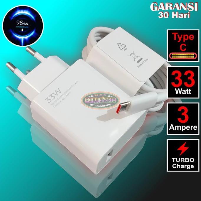 BEBAS ONGKIR - Charger xiaomi Foco M5 turbo 33 watt Original 100%