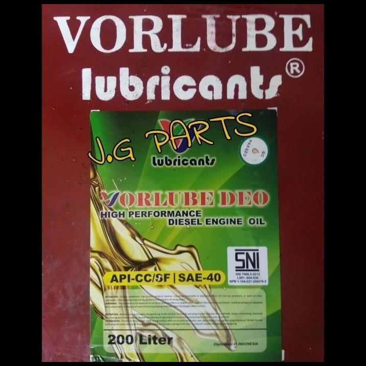 GRATIS ONGKIR OLI MESIN DIESEL S40 S-40 SAE 40 / 15W-40 / OLI LITERAN ECERAN VORLUBE 