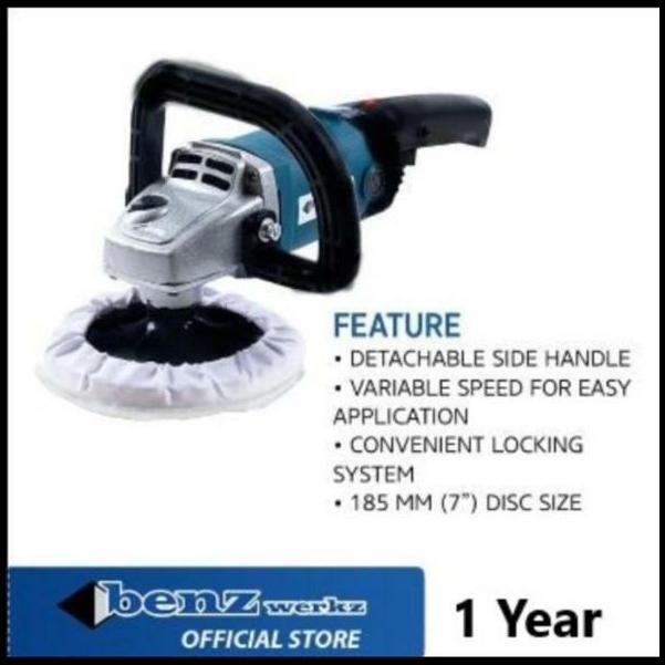 DISKON MESIN POLISHER BENZ 7 INCH BZ-8207 ALAT POLES MOBIL MOTOR KACA BZ8207 