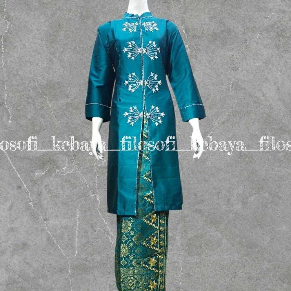JANGAN LEWATKAN ATASAN KEBAYA KURUNG TAFFETA MELAYU KERAH V // ATASAN KEBAYA KURUNG TAFFETA FULL PAY
