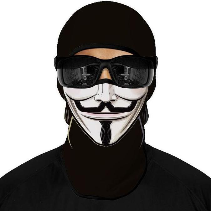 COKRODJOYO Masker Ninja Full Face Masker Berkendara Motor Masker Motor Pria Full Face Masker Ninja