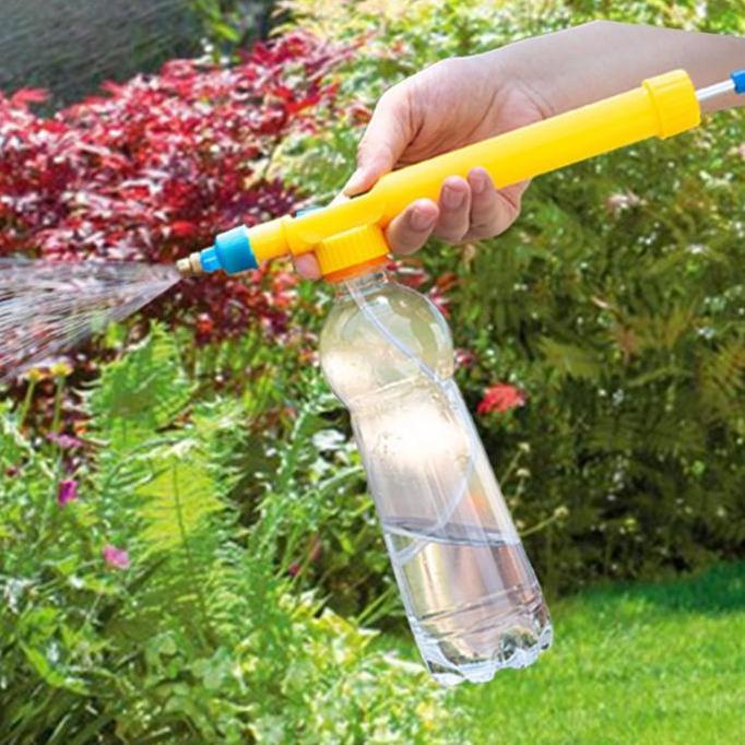 WESELTON Alat Pompa Air jet Kepala Spray Sprayer Semprotan Botol Minum Tanaman Penyemprot Manual Sem