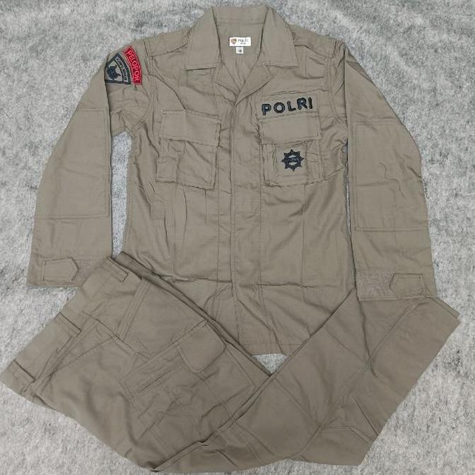 Seragam PDL Hijau Tactical Jatah Brimob / Seragam PDL Hijau Jatah Brimob / Seragam PDL Hijau Brimob