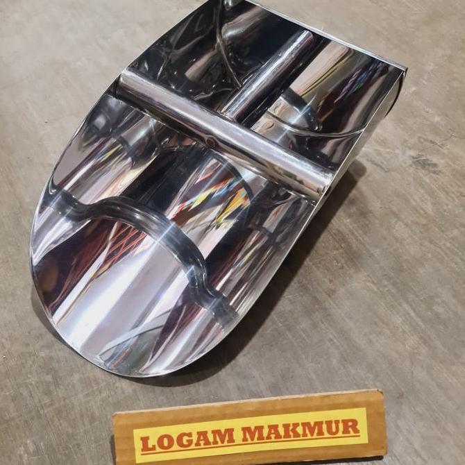 SEROK STAINLESS JUMBO - SENDOK SEKOP BERAS JAGUNG KEDELAI SEMEN TEPUNG