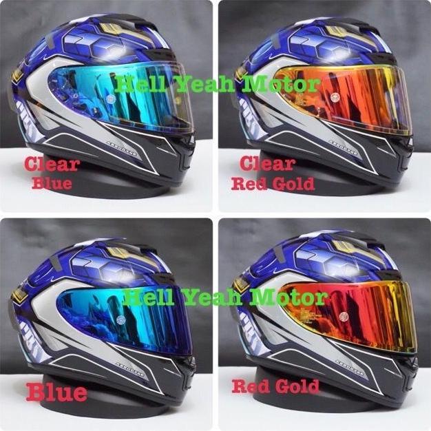 TERMURAH - Visor Scott RX 7 Visor Iridium Scott RX7 Red Gold Blue Clear Revo