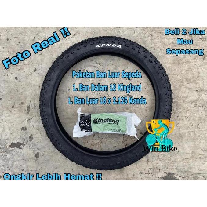 Promo Ban Luar Dan Ban Dalam Paket Ban Luar Dan Ban Dalam Sepeda Anak Bmx 18 X 2.125 , 18 X 1.75 , 1
