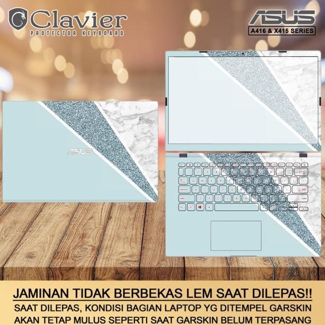 TERLARIS - Cover Garskin Laptop Asus VivoBook 14 A416 A416J A416JA A416JAO Bening