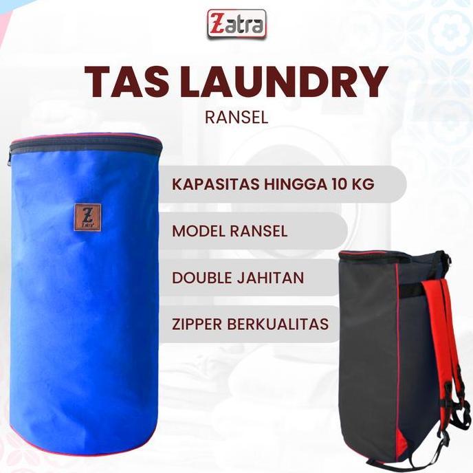 ZATRA TAS LAUNDRY JUMBO RANSEL TAS MULTIFUNGSI KUAT TEBAL