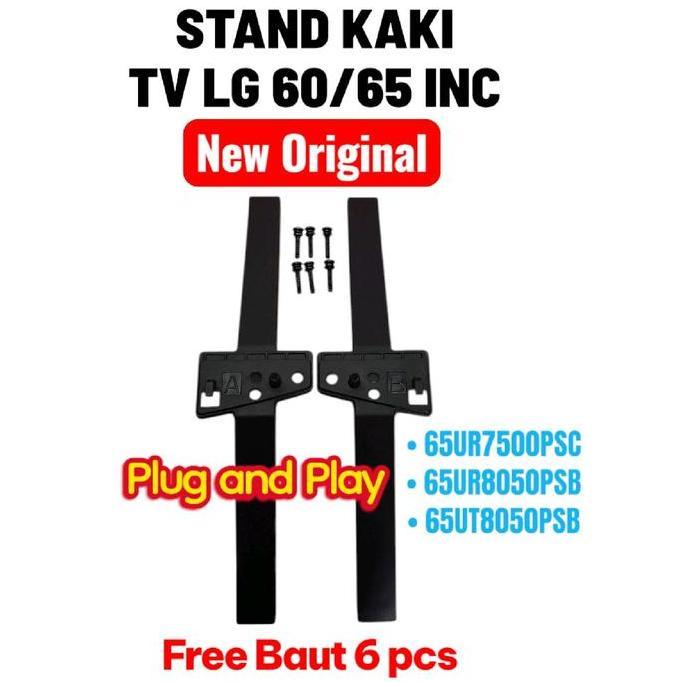 PROMO HARI INI - STAND KAKI - DUDUKAN TV - KAKI TV LG 60 - 65 INC 65UR7500PSC - 65UR8050PSB - 65UT80