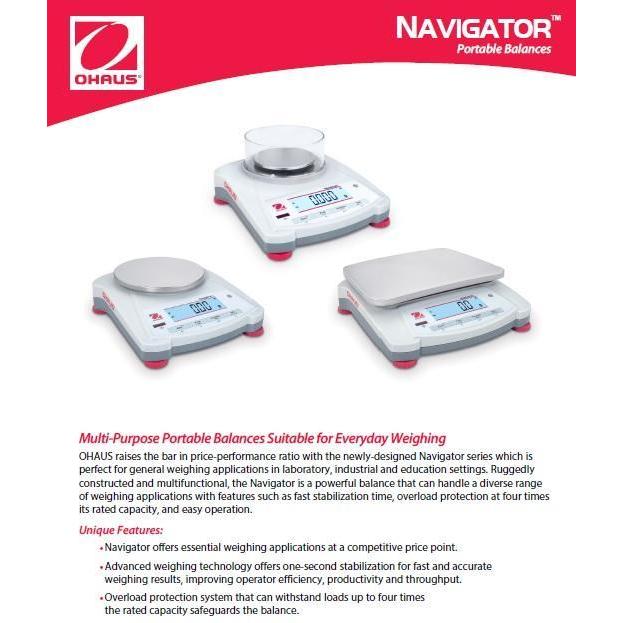 Neraca Analitik OHAUS NV212 / NV222 / Timbangan Emas Digital Portable