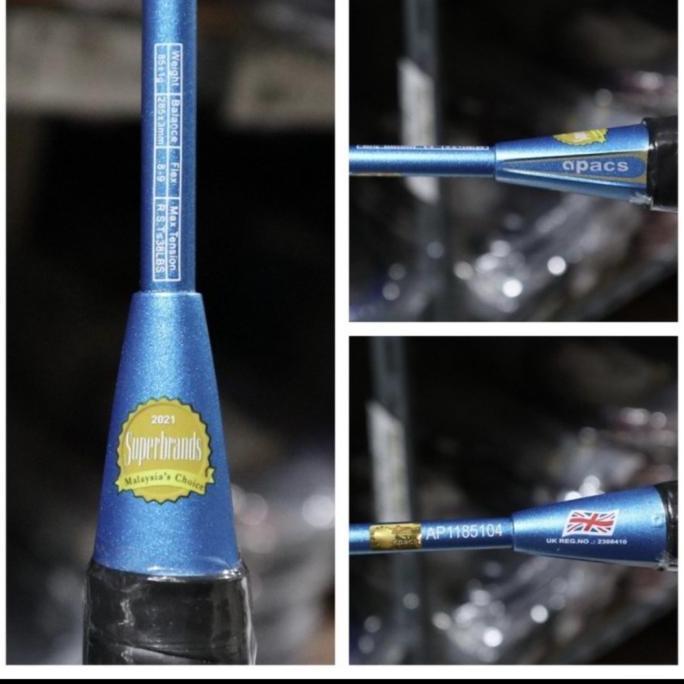 Raket Badminton Apacs Saber Edge S9 Grip Kuat 38 Lbs Original