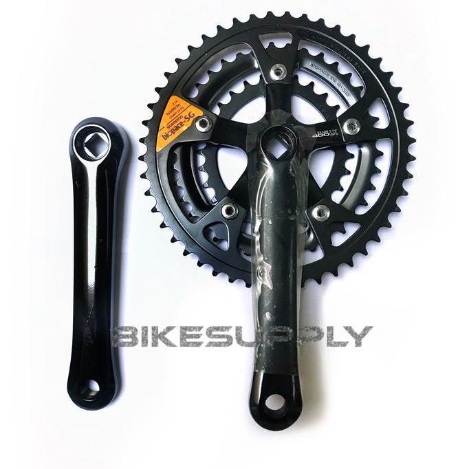 Promo Crank Set Oval Shimano Exage 400LX Biopace-SG M400 Japan Diskon