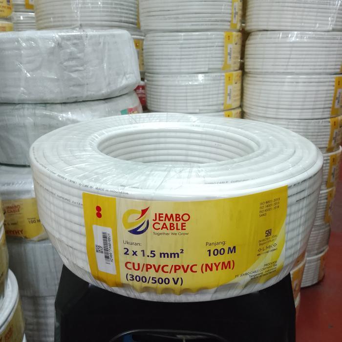 Kabel NYM 2x1.5 JEMBO, 100 Meter