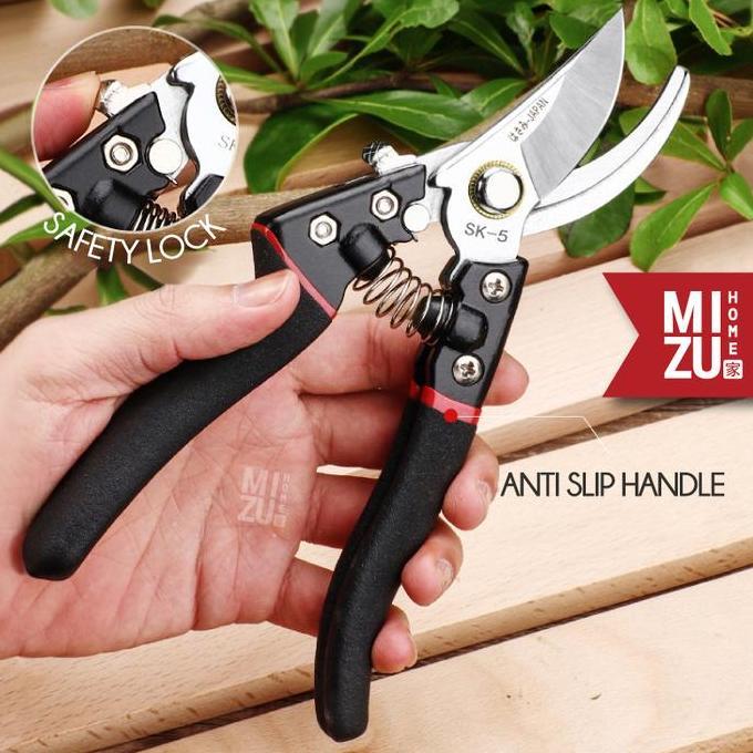 MIZU KARIKOMU-SAN Bypass Pruning Shears Gunting Taman Gunting Stek Bonsai Gunting Dahan Ranting Poho